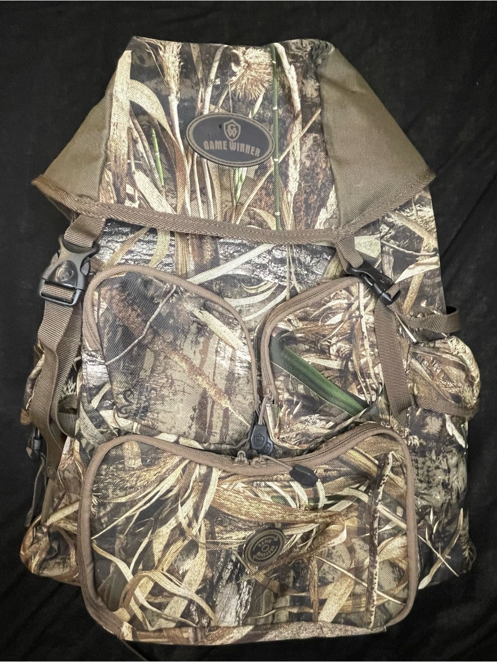 Game Winner Waterfowl Backpack Mens Camo Rugged Utility Hunting Hiking Outdoor
